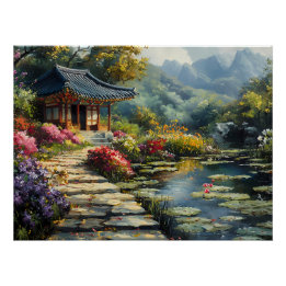 Koreanska hemliga Garden Perfect Poster