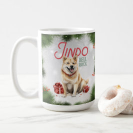 Koreanska Jindo Hund Pun-julkaffe Mugg