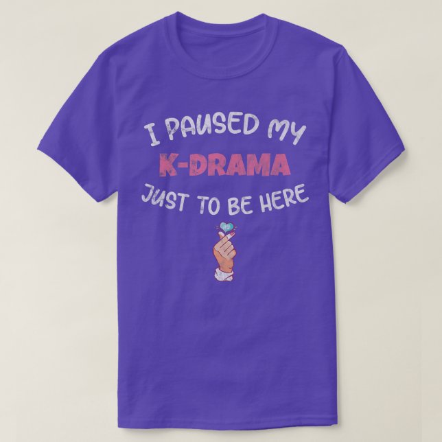 Koreanska K-Drama koreanska popspel i fläkt T Shirt (Design framsida)