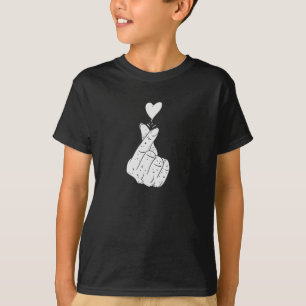 Koreanska Kärlek-tecken T Shirt