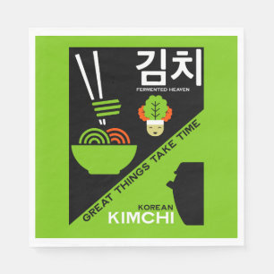 Koreanska Kimchi Kitchen Art Pappersservett