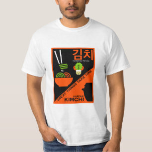 Koreanska Kimchi Kitchen Art T Shirt