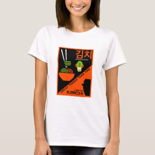 Koreanska Kimchi Kitchen Art T Shirt