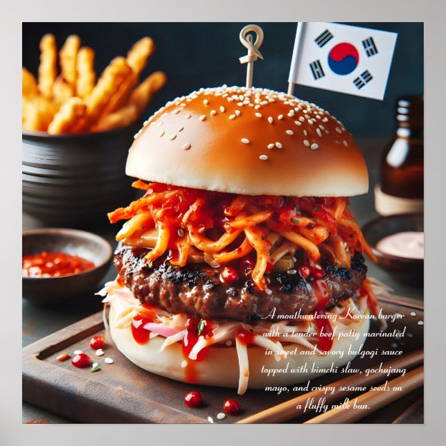 Koreanska komfort: Bulgogi Indulgence Poster (Framsidan)