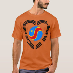Koreanska kongolesiska dem-republiken Multinationa T Shirt