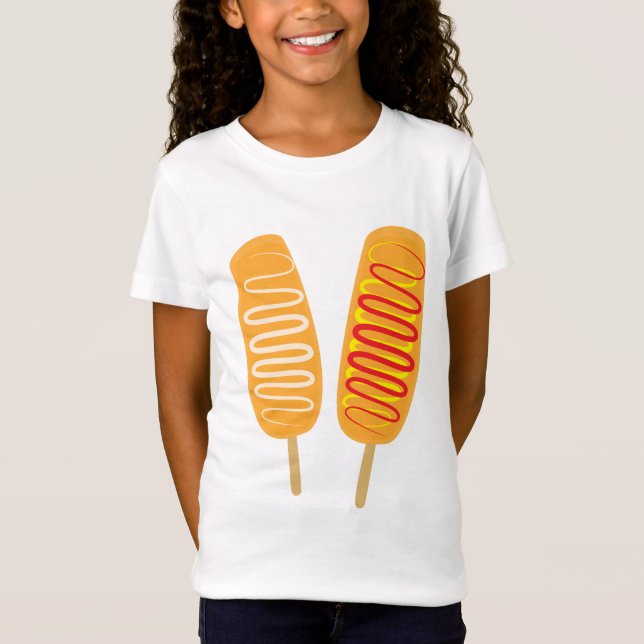 Koreanska korndogs t shirt (Framsida)