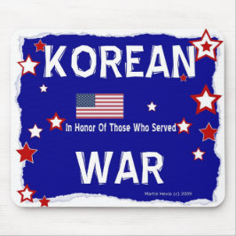 Koreanska Krig - i heder - Mousepad Musmatta