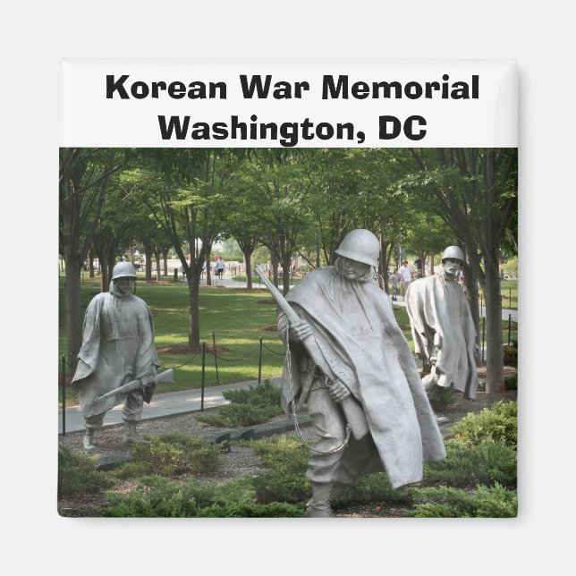 Koreanska Krig Memorial Magnet (Framsidan)