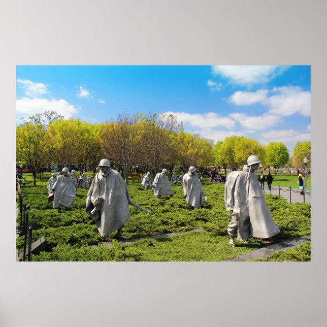 Koreanska Krig Memorial Poster (Framsidan)
