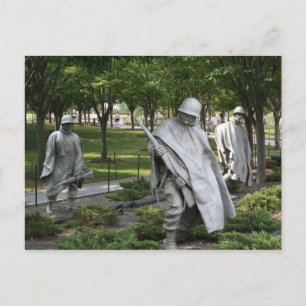 Koreanska Krig Memorial Vykort
