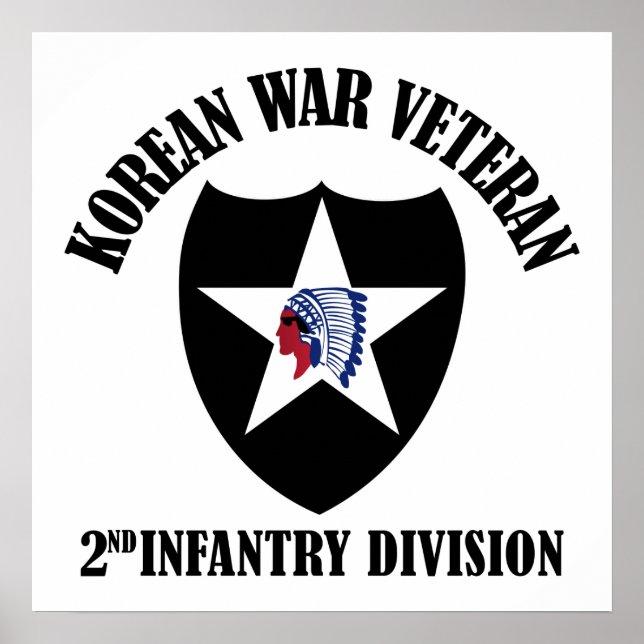 Koreanska Krig veteran - andra ID Poster (Framsidan)