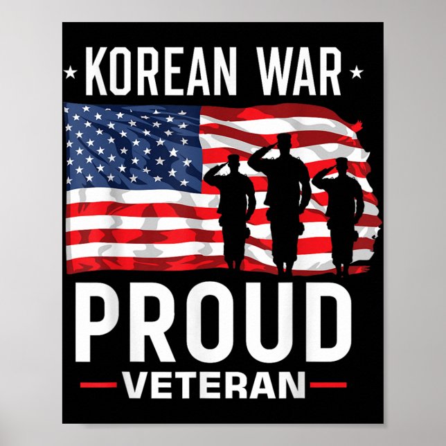 Koreanska Krig veteran Poster (Framsidan)