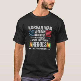 Koreanska Krig-veterinärdotter till Hero Veteran P T Shirt