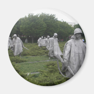 Koreanska krigveteran minnesmärke magnet