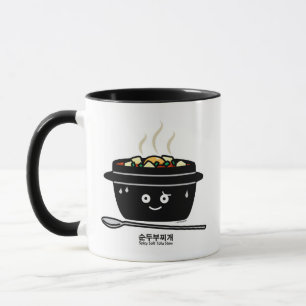 Koreanska kryddiga mjuka jjigae för TofuStewsoppa Mugg