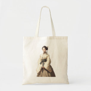Koreanska kvinnor i Hanbok Tote Bag Tygkasse