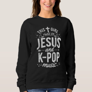 Koreanska kvinnor i Kap-Pop Springa på Jesus T Shirt
