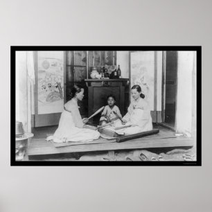 Koreanska kvinnor, strykning 1910 poster