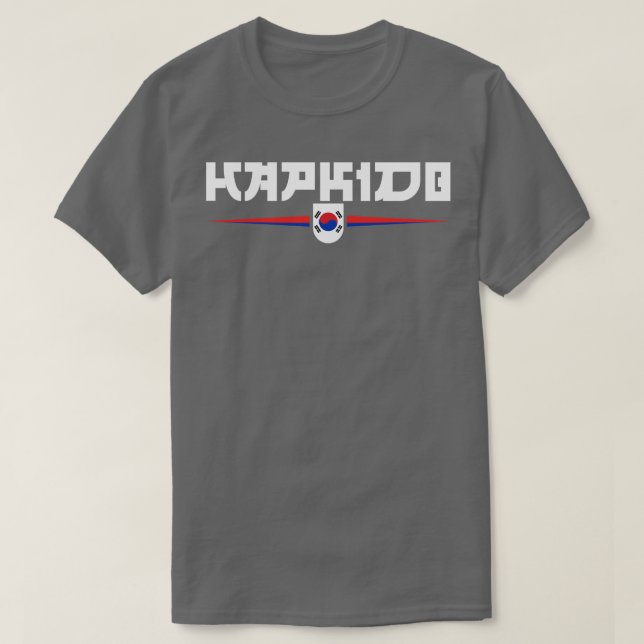 Koreanska martialkonst Hapkido T Shirt (Design framsida)