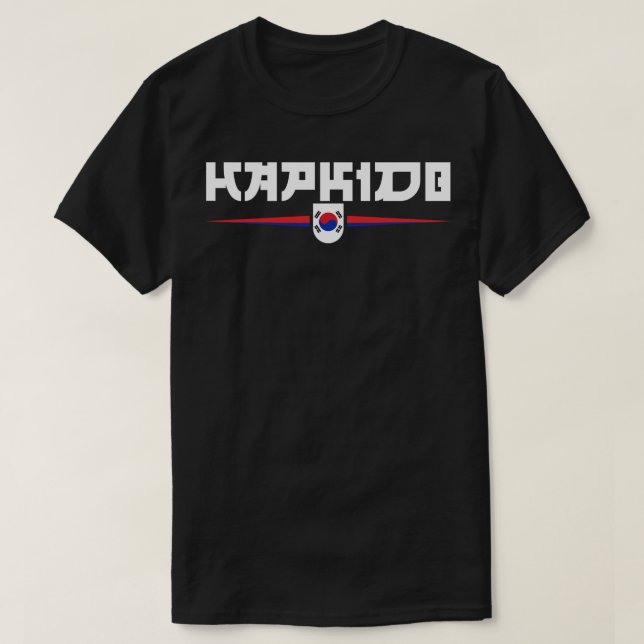 Koreanska martialkonst Hapkido T Shirt (Design framsida)