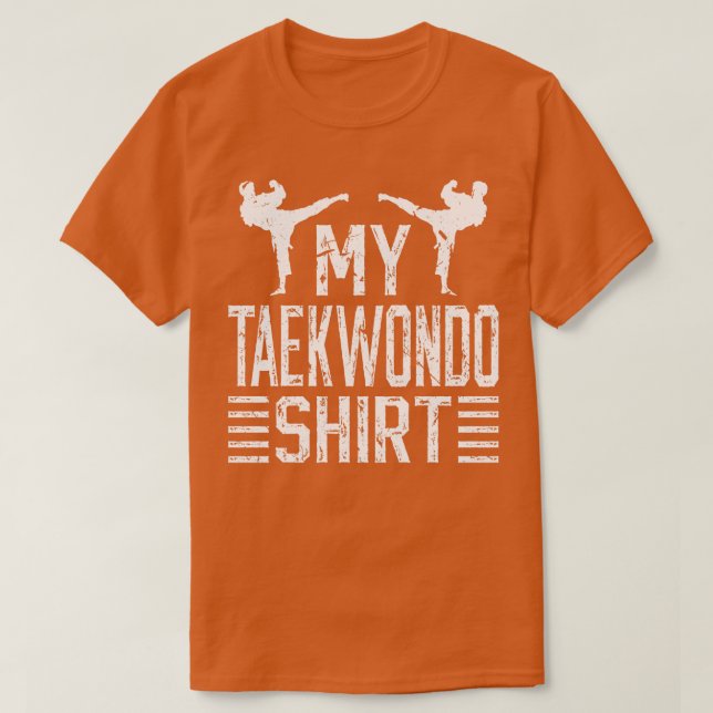 Koreanska martialkonst My Taekwondo T Shirt (Design framsida)