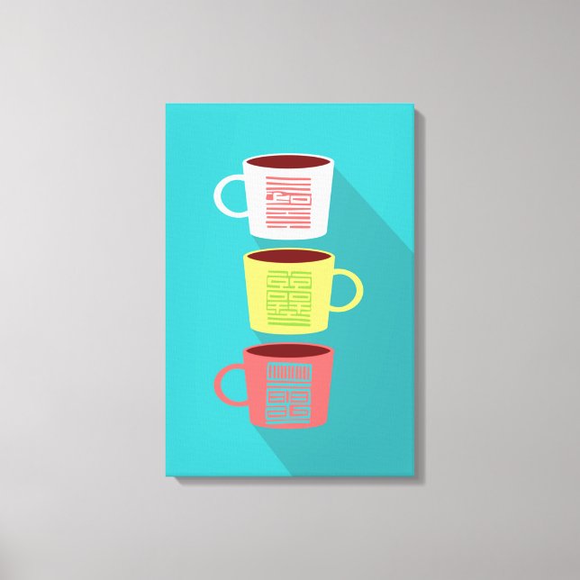 Koreanska mönster ram 1 canvastryck (Framsida)