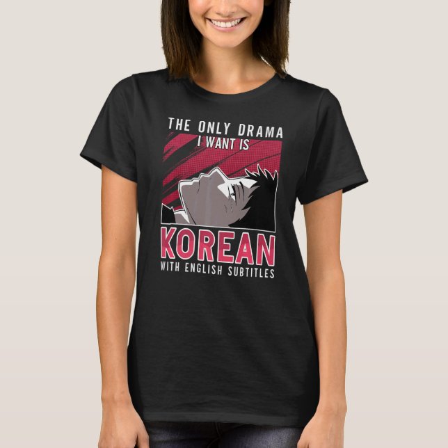 Koreanska pop för K Pop Mode Fläkt 2 T Shirt (Framsida)
