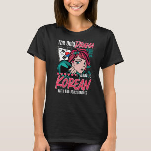Koreanska pop för K Pop Mode Fläkt T Shirt