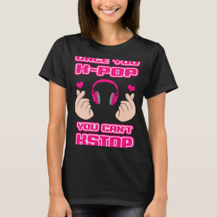 Koreanska pop Music Groups K pop Finger Heart Oppa T Shirt