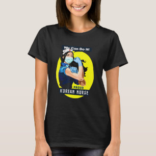 Koreanska Proud Frontline Worker Rosie Riveter Nur T Shirt