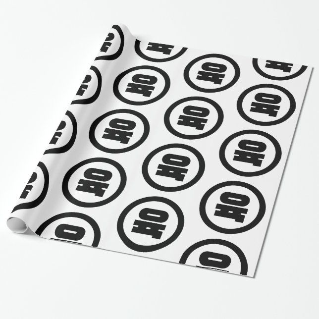 Koreanska Sino nummer 6 Sex 육 【 Yuk 】 Hangul Presentpapper (Utrullad)