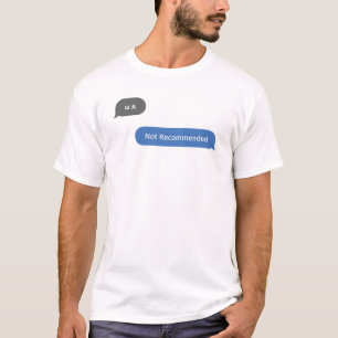 Koreanska slang Chatta Bubble ㅂ ㅊ rekommenderas ej T Shirt