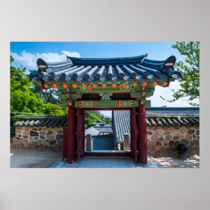 Koreanska Temple Grind Poster