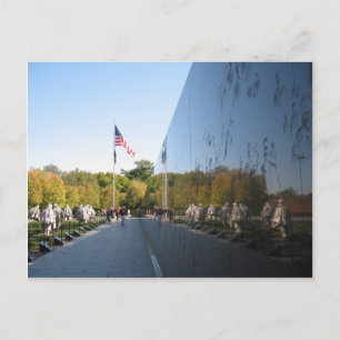 Koreanska veteraner från Krig Memorial Vykort