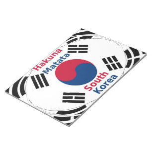 Koreanska vibes: Ett fredens budskap Anteckningsblock