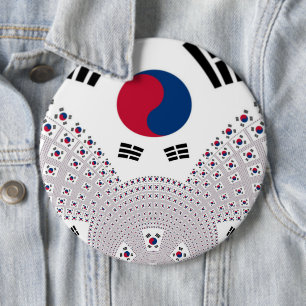 Koreanska vibes: Ett fredens budskap Knapp