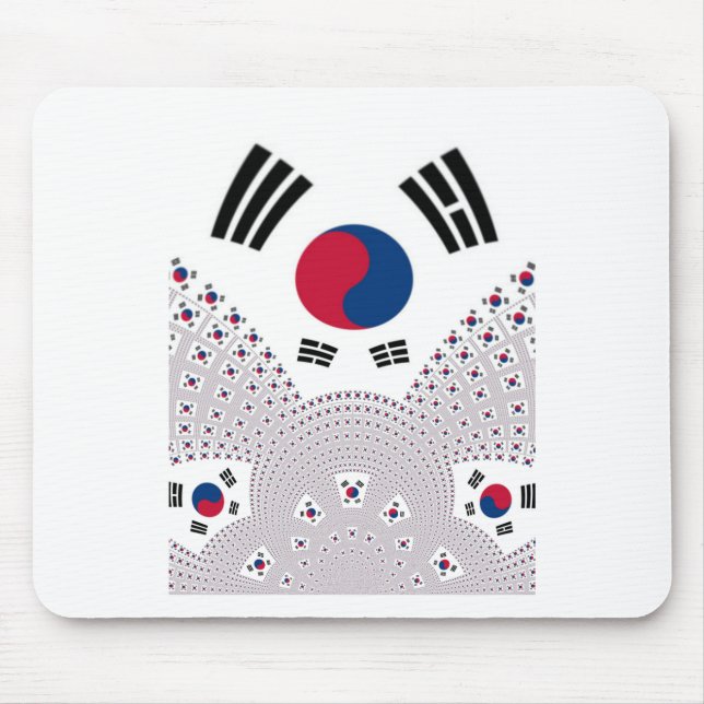 Koreanska vibes: Ett fredens budskap Musmatta (Framsidan)