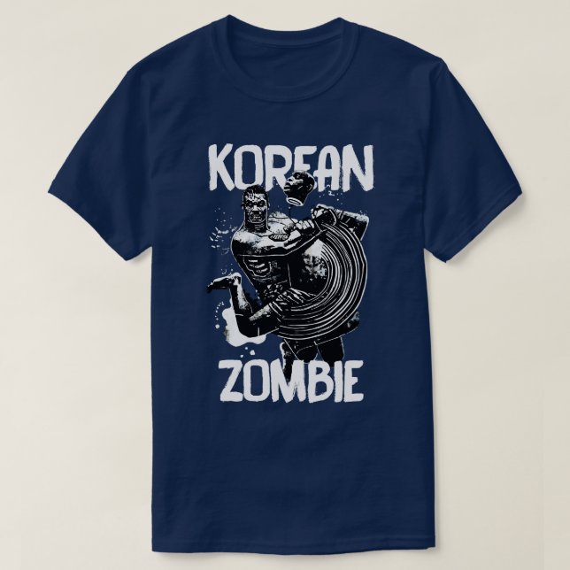 Koreanska Zombie Sketch T Shirt (Design framsida)