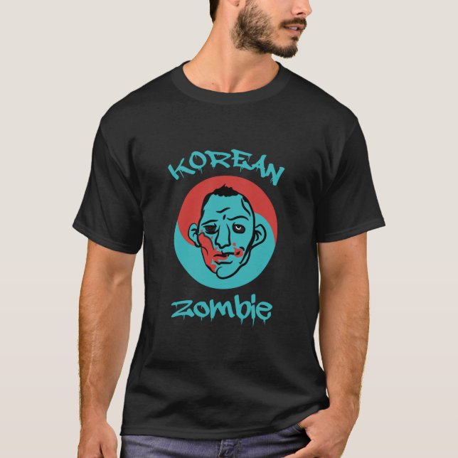 Koreanska Zombie T Shirt (Framsida)
