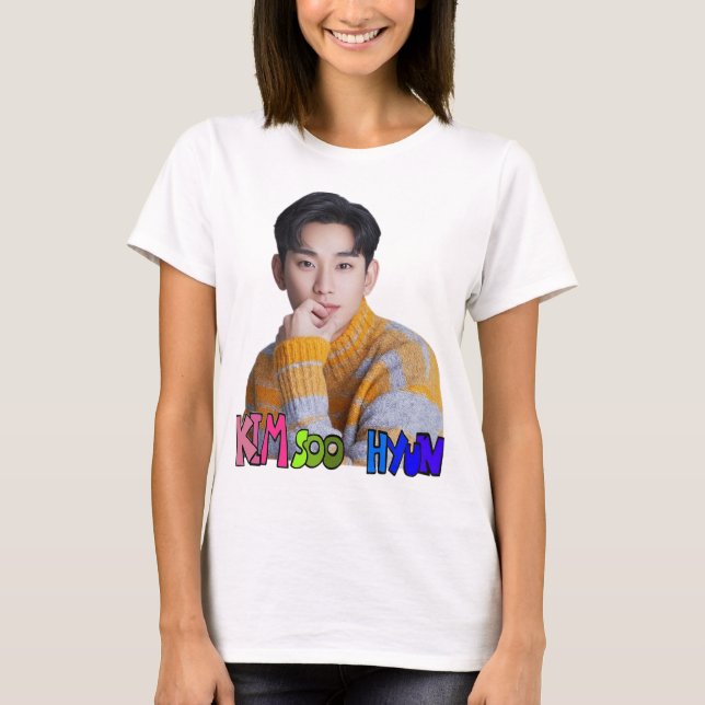 Koreanskt drama Kim Soo Hyun, drottning av Tårar K T Shirt (Framsida)