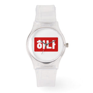Koreanskt nummer 1 하 나 【 Hana 】 Hangul Armbandsur