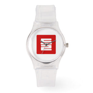 Koreanskt nummer 2 två 둘 【 Dul 】 Hangul Armbandsur