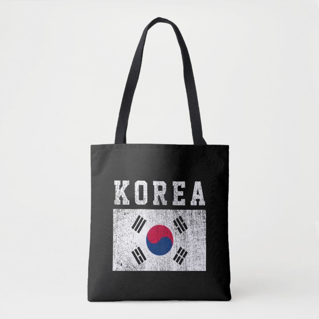 Koreas flagga tygkasse (Framsida)