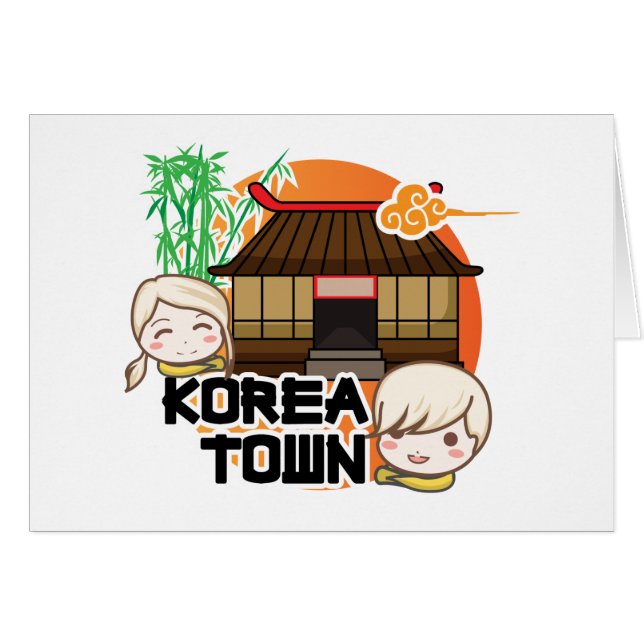 KOREATOWN HÄLSNINGSKORT (Framsidan Horizontal)