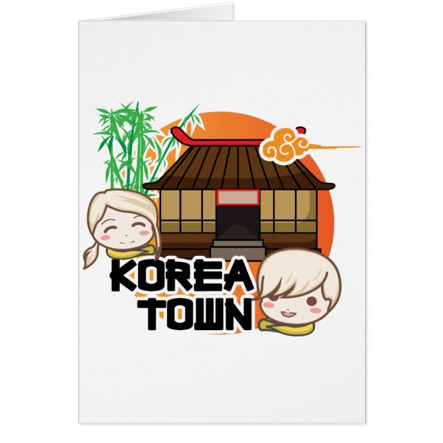 KOREATOWN HÄLSNINGSKORT (Framsidan)