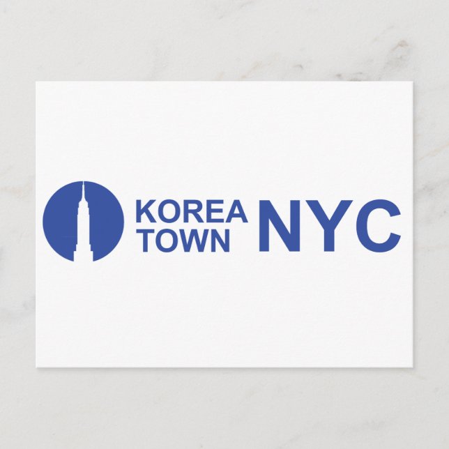 KOREATOWN NYC VYKORT (Framsida)