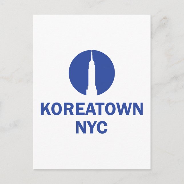 KOREATOWN NYC VYKORT (Framsida)