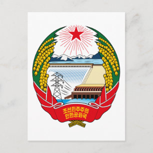 Koreemblem Vykort