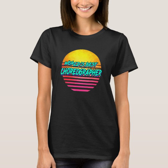 Koreografi Kostym Koreograf Yrke T Shirt (Framsida)