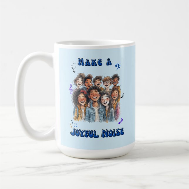 Körers glada ljud kaffemugg (Vänster)